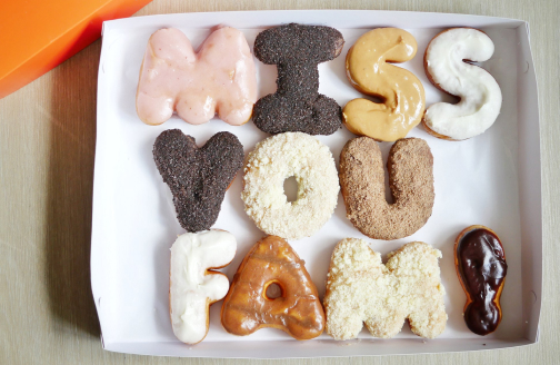 Letter Doughnuts